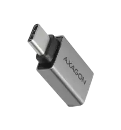 Адаптер AXAGON RUCM-AFA USB 3.0 Type-C Male-Type-A рамка алюмінієва, Сірий