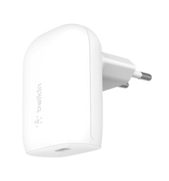 Адаптер Belkin 30Вт USB-С GAN PD PPS, White (WCA005VFWH)