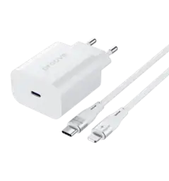 Адаптер Proove Rapid 20W (Type-C) + Кабель Type-C to Lightning