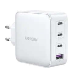 Адаптер UGREEN CD226 USB-A+3xUSB-C 100W GaN Tech Fast Charger White (15337)