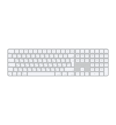 Apple Magic Keyboard with Touch ID and Numeric Keypad for Mac with Apple silicon - White Keys(MXK73UA/A) UA