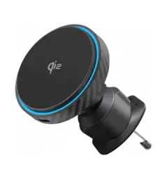 Автомобільний тримач з Бездротовим ЗП Proove Graphite Circle Qi2 15W
