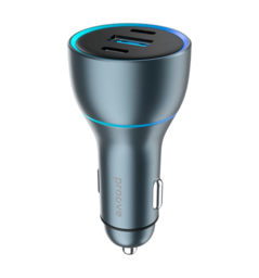 АЗП Proove Super Charge 130W (2 Type-C + USB) (metal gray)