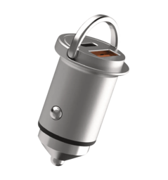 АЗП Proove Viraty Car Charger 45W (QC+PD) Type-C + USB (silver)