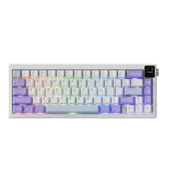 Бездротова механічна клавіатура Ajazz AK650 Flying Fish Switch - Purple (AK650-FF-PWB)