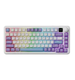 Бездротова механічна клавіатура Ajazz AK820 MAX Magnetic switches - Purple (AK820MAX-M-PWB)