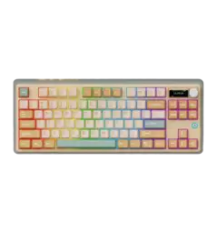 Бездротова механічна клавіатура Ajazz AK870 Jasmine Switch - Yellow (AK870-JS-YWG)