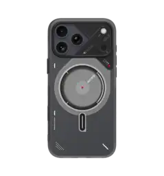 Чохол AULUMU A17 Frosted case for iPhone 17 Pro Translucent Gray Black A17-TPU-GY-PRO