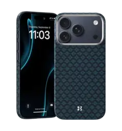 Чохол Benks ArmorGrid Magnetic Case Kevlar Fiber iPhone 17 Pro Max Blue-Collector's Edition