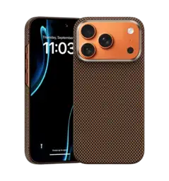 Чохол Benks ArmorTint C3 Magnetic Case Kevlar Fiber iPhone 17 Pro Gold