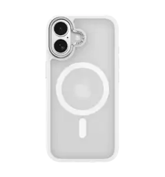 Чохол Benks Mist Magnetic Case for iPhone 17 (White/ Metal Frame)