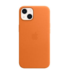 Чохол iPhone 13 Leather Case with MagSafe - Golden Brown (MM103)