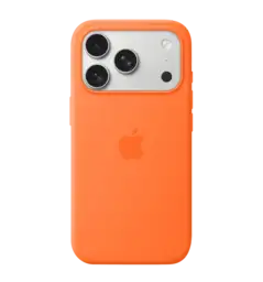 Чохол iPhone 17 Pro Max Silicone Case with MagSafe – Orange (MGFL4ZM)