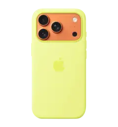 Чохол iPhone 17 Pro Silicone Case with MagSafe – Neon Yellow (MGFF4ZM)