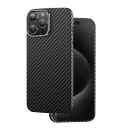 Чохол Keephone Kevilar 100% Aramid Fiber MagSafe Case for 15 Pro Max Black (KPKVLM15PMBK)