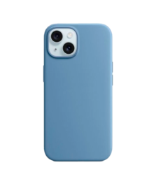 Чохол Monblan для iPhone 15 Magnetic Silicone MagSafe Winter Blue