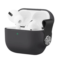 Чохол Moshi Pebbo Protective Case Shadow Black for Airpods Pro 2nd Gen (99MO123035)