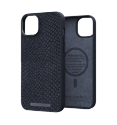 Чохол Njord Salmon Leather MagSafe Case Black for iPhone 14 Plus (NA42SL00)