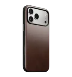 Чохол Nomad Modern Leather Horween Rustic Brown for iPhone 17 Pro (NM014292858)
