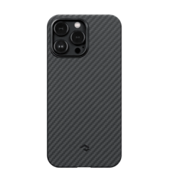 Чохол Pitaka MagEZ Case 3 Twill 1500D Black/Grey for iPhone 14 Pro (KI1401P)