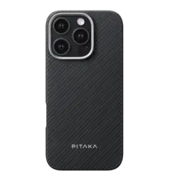Чохол Pitaka Ultra-Slim Case Classic Twill 600D Black/Grey for iPhone 16 Pro Max (KI1601PMA)