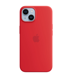 Чохол силіконовий iPhone 14 Silicone Case with MagSafe (PRODUCT)RED (MPRW3)