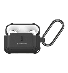 Чохол Switcheasy Guardian Rugged Anti-Lost Protective Case For AirPods Pro 1/2 Black (SAPAP2091BK22)