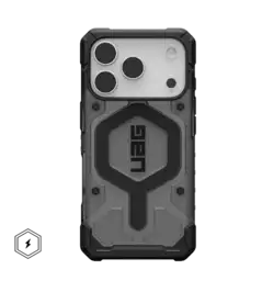 Чохол UAG для iPhone 17 Pro, Pathfinder Clear MagSafe, Ash/Black
