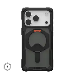Чохол UAG для iPhone 17 Pro, Plasma XTE MagSafe, Black/Pop Orange
