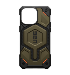 Чохол UAG  iPhone 15 Pro Max Monarch Pro Magsafe, Kevlar Elemental Green (11422211397B)