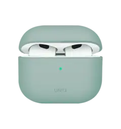 Чохол UNIQ Lino для AirPods 4 Silicone iceplant greeny (UNIQ-AIRPODS(2024)-LINOIGRN)
