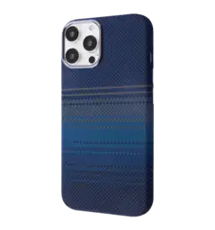 Чохол WAVE Gleam Case with Magnetic Ring iPhone 13 Pro Max (blue stripes)