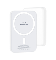 Додаткова батарея Keephone Power Boost Magsafe Bank, 5000mAh white (KPPBMPB-14WH)