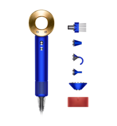 Фен для волосся Dyson Supersonic HD07 (23.75K Blue/Goldl) (389910-01)