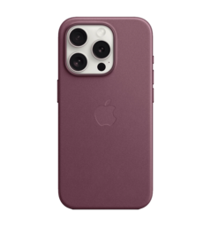 iPhone 15 Pro FineWoven Case with MagSafe Mulberry (MT4L3ZM/A)