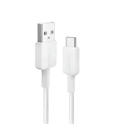 Кабель ANKER 322 USB-A to USB-C - 0.9m Nylon (Білий) (6908155 )  
