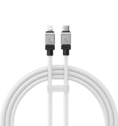Кабель Baseus CoolPlay Series Type-C to Lightning 20W (1m) (white)(CAKW000002)