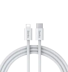 Кабель Benks D46 Type-C to Lighting White 2m (27W) (C.D.SJ.FC.WE.LA32)