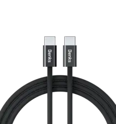 Кабель Benks D47 Type-C/Type-C Black 1m (100W) (C.D.SJ.FC.BK.0033)
