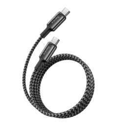 Кабель Benks D49 C to C Kevlar Braided Data Cable 100W（1.2m/Black) (C.D.SJ.FC.BK.0034)