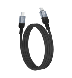 Кабель Keephone PD 100W Type-C to Type-C MagCoil Black (KPMAGCCBK) 1m