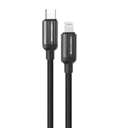 Кабель Keephone PD 27W Type-C to Lightning Pitta Black (KPPITTACLBK) 1m