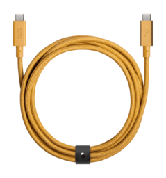 Кабель Native Union Belt Cable USB-C to USB-C Pro 240W Kraft (2.4 m) (BELT-PRO2-KFT-NP)