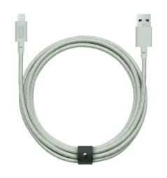 Кабель Native Union Belt Cable USB-C to USB-C Pro Sage (2.4 m) (BELT-C-GRN-PRO-NP)