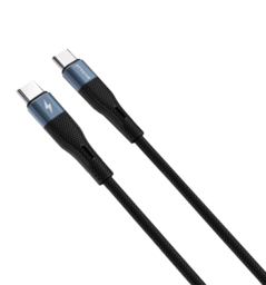 Кабель Proove Light Silicone Type-C to Type-C 60W (1m) (black)