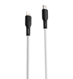 Кабель Proove Rebirth Type-C to Lightning 3A (1m) (white)