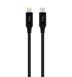 Кабель Ttec Fast Charge Type-С- Lightning 1,5м Black (2DK40S)