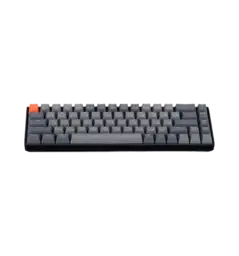 Клавіатура механічна Keychron K6 68Key, Gateron G Pro Red, Hot-swap, BT/USB-A, EN/UKR, RGB, чорний
