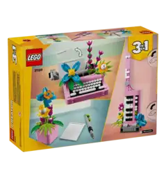 Конструктор LEGO Creator Друкарська машинка з квітами