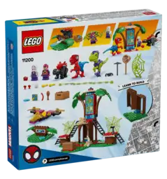 Конструктор LEGO Spidey Битва Павука та раптора Гоббі у штаб-будинку на дереві